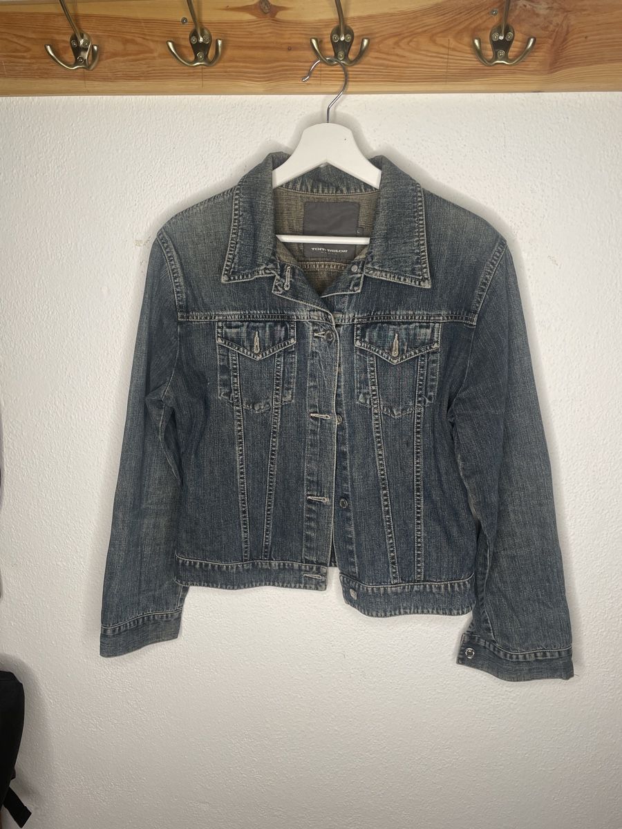 Tom Tailor Giacche: Jacke Jeans Tom Taylor Blu Navy – Usato da Capolago venduto da LA.BOTTEGA