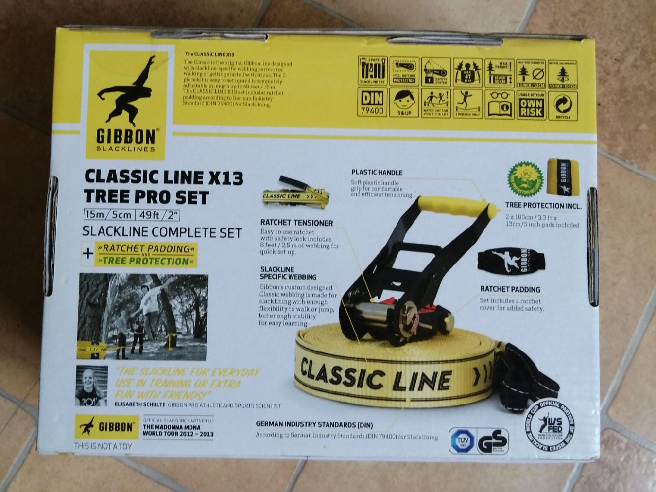 Slackline: Slackline Gibbon neuve – Nuovo e nell'imballaggio originale da Genève venduto da pozzoc 1