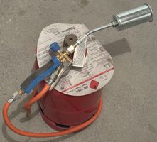 Propanbrenner mit Gasflasche neuwertig