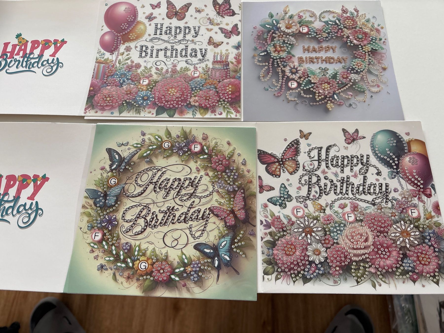 Kit bricolage: Diamont-Painting Karten – Nuovo e nell'imballaggio originale da Amriswil venduto da SCHLOSSGEISTLI