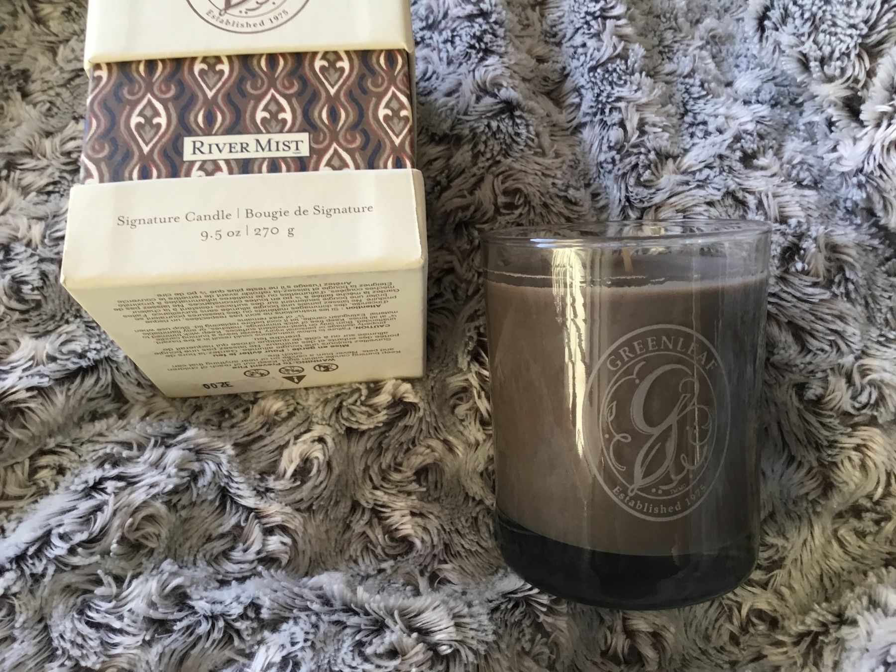 Kerzen: Bougie parfumée Greenleaf River Mist 80 Heures – Neu (gemäss Beschreibung) aus Le Landeron von nic_8hd5
