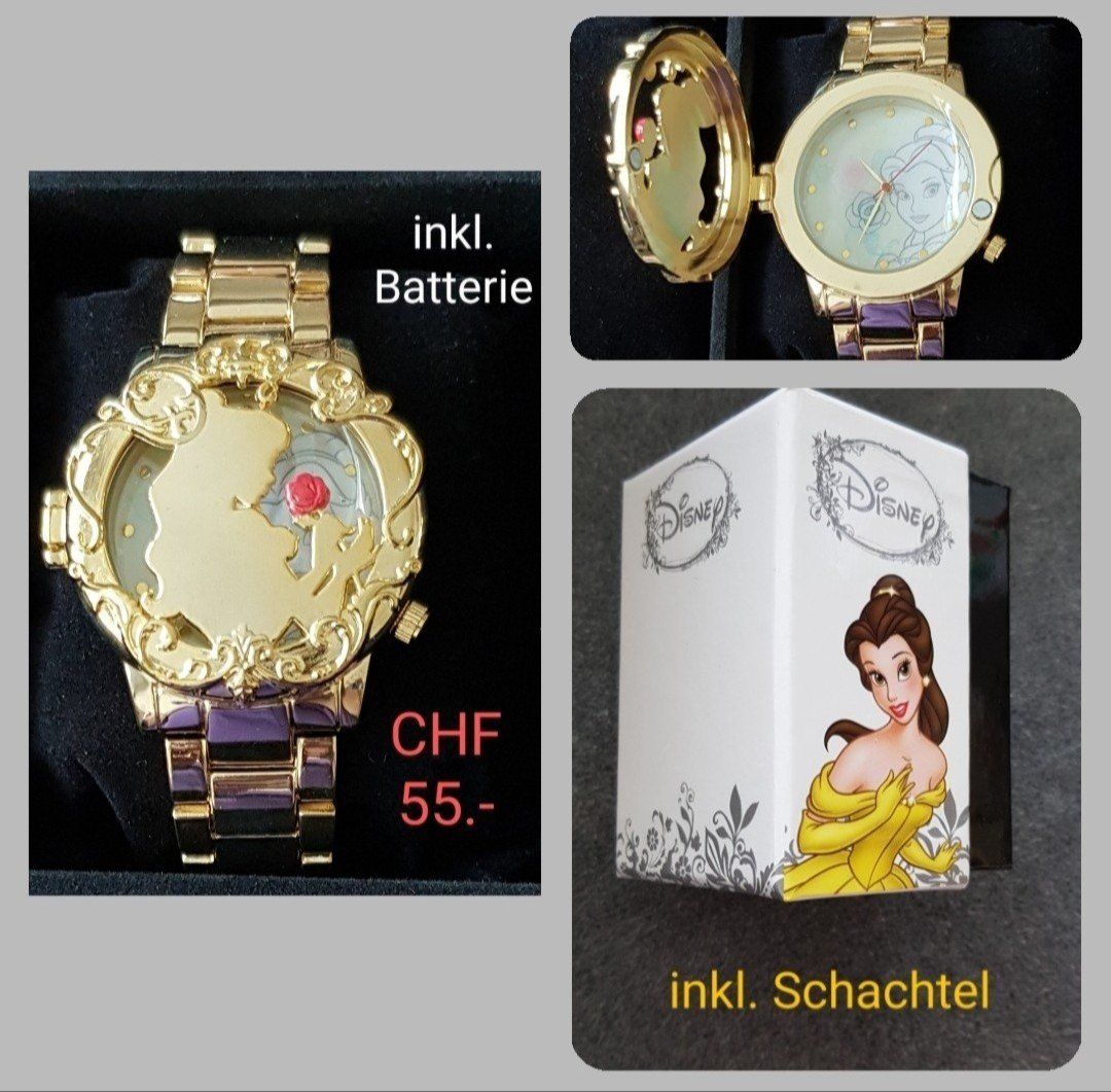 Disney Orologi: Belle Uhr – Nuovo (secondo la descrizione) da Winterthur venduto da lidiafaraon
