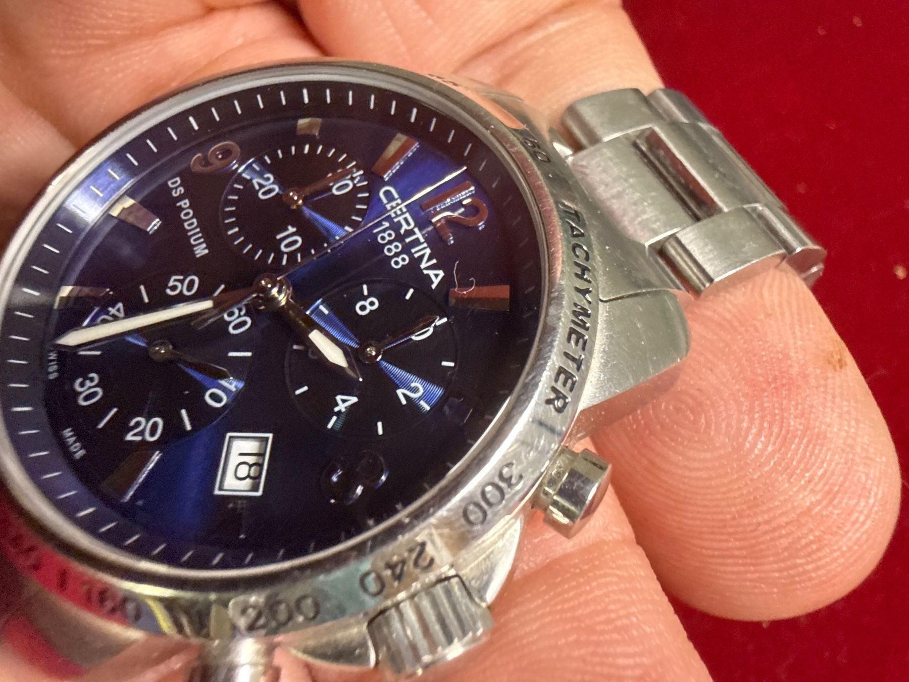 Certina Orologi: Certina DS Podium Chronograph Quarz 34 mm – Usato da Winterthur venduto da Tafr 1