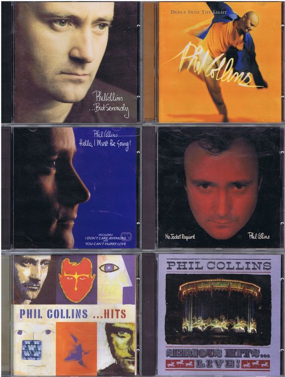 Auswahl an Phil Collins CDs: CHF 2.90 je Titel | Kaufen auf Ricardo