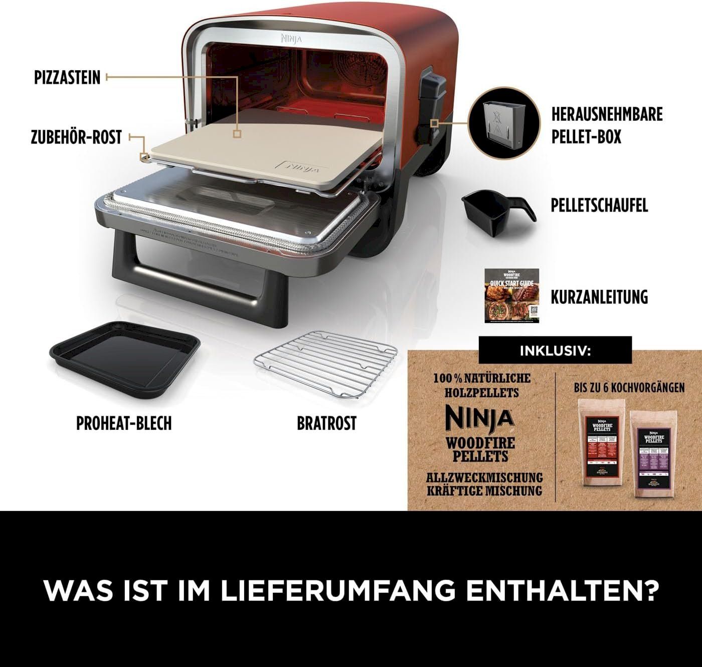 Pizzaofen: Ninja Elektrischer Pizzaofen OO101EU – Neu und originalverpackt aus Bottighofen von zaap 1