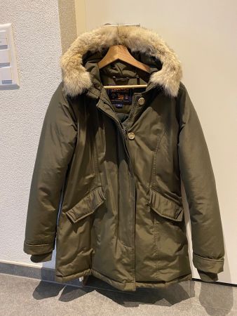 Woolrich Jacke M in olivgrün