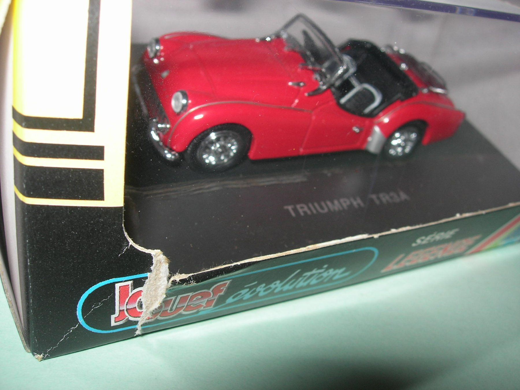 Renault Modellini d'auto: Triumph TR 3A  rot * Jouef evolution 1:43 – Nuovo e nell'imballaggio originale da Hornussen venduto da Amw 6