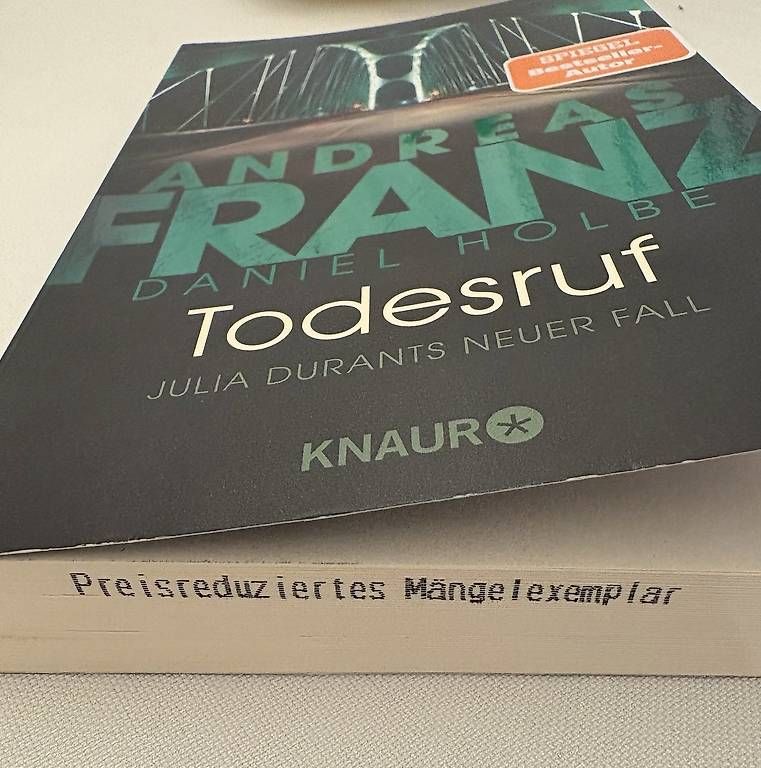 Libri: Buch Krimi - Andreas Franz - Todesruf – Nuovo e nell'imballaggio originale da Dulliken venduto da lara88h 2