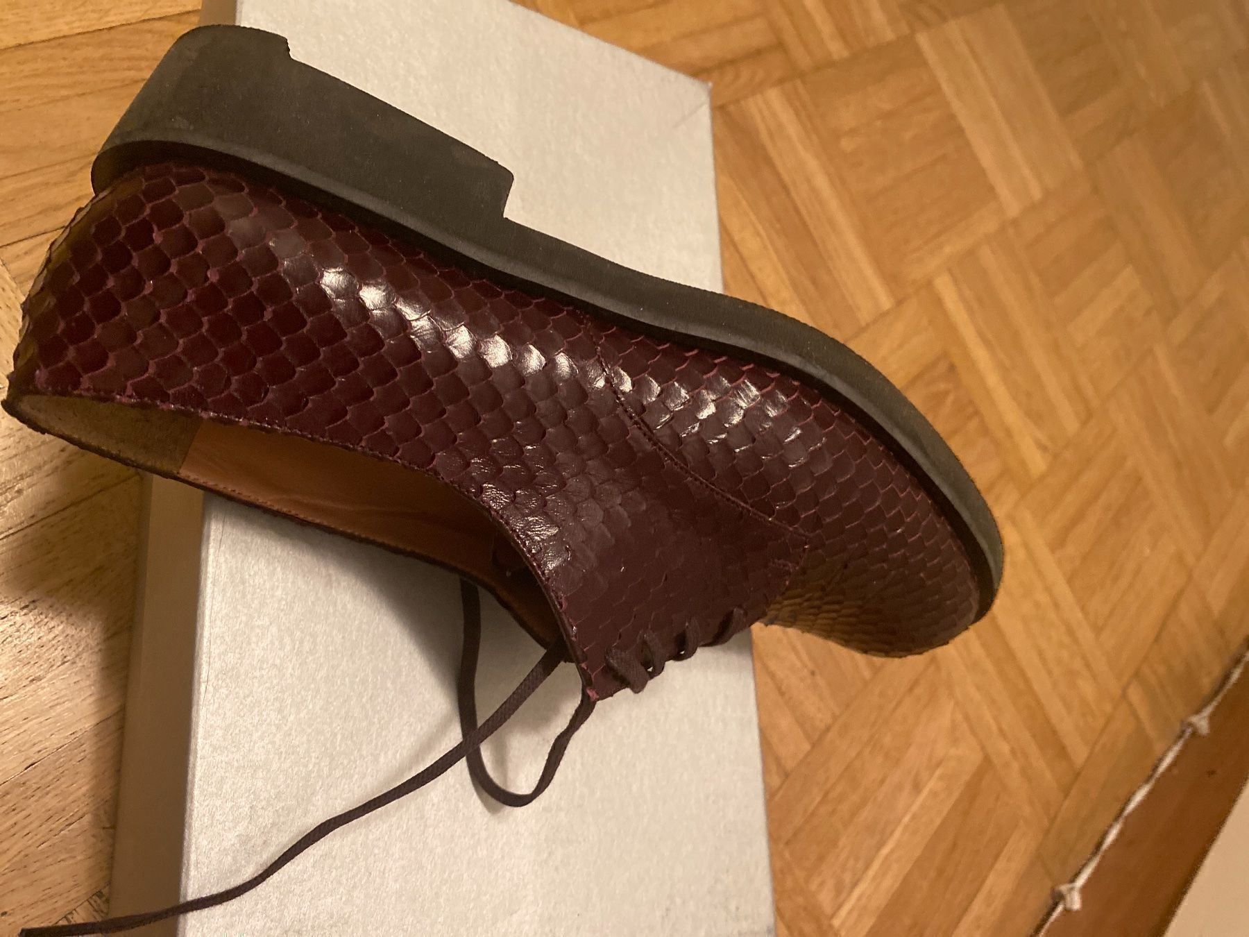 Scarpe da donna: Mocassin Robert Clergerie comme neuf Bordeau – Nuovo (secondo la descrizione) da Meyrin venduto da Cacka 1