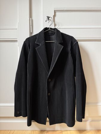 Issey Miyake Homme Plissé Blazer Schwarz