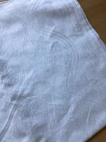 6 Damast Servietten + Tischtuch FW Monogramm Vintage shabby
