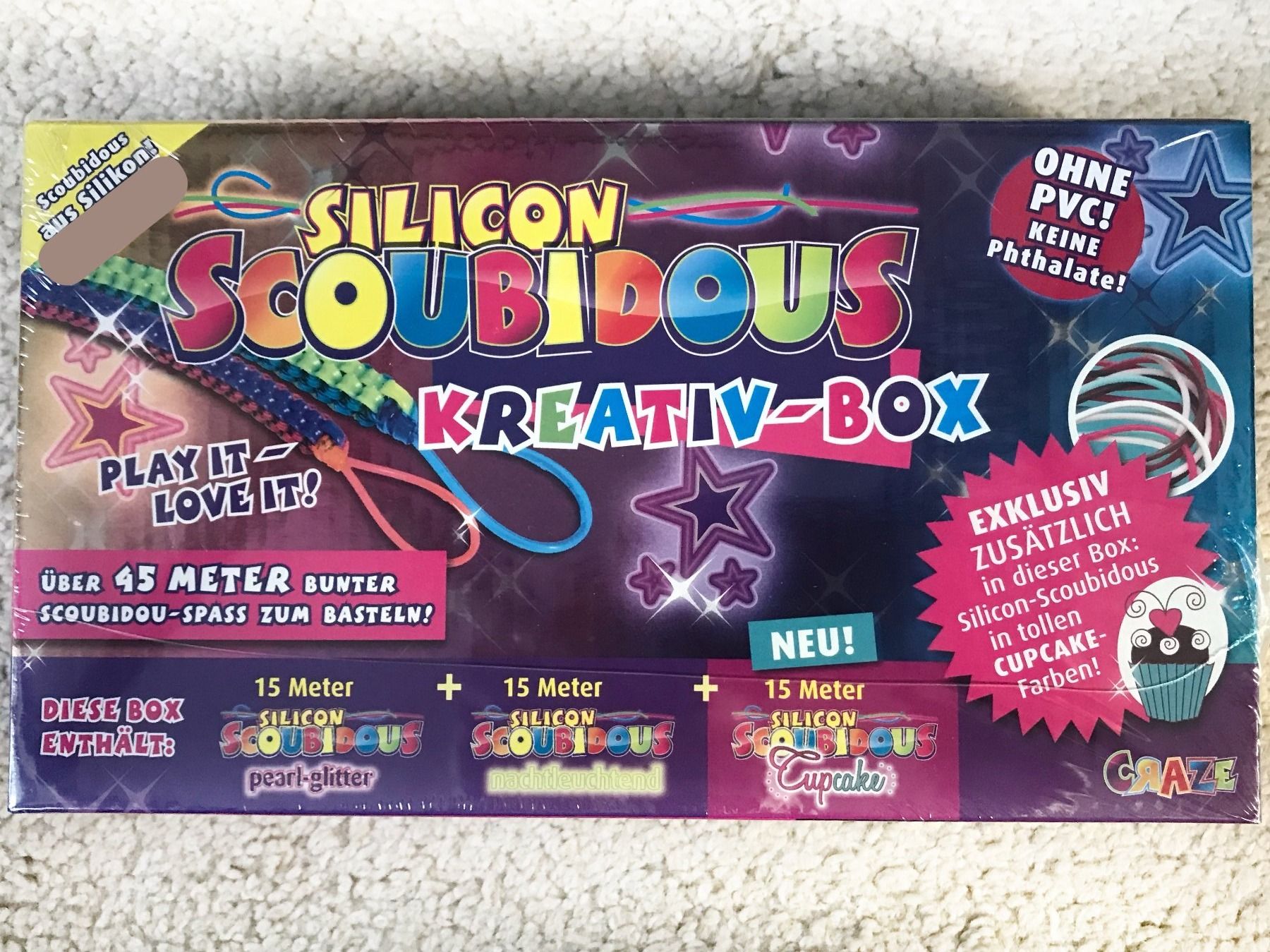 Kit bricolage: Silikon SCOUBIDOUS Kreativ-Box / NEU – Nuovo e nell'imballaggio originale da Dürrenäsch venduto da Bastelnde 1