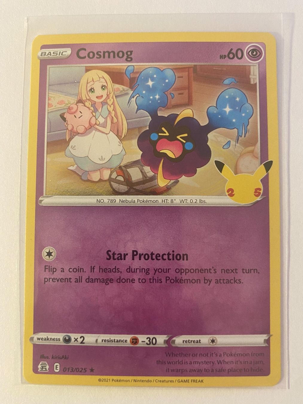 Pokémon Sammelbilder & Trading cards: Pokemon Cosmog 013/025 Celebrations EN – Neu (gemäss Beschreibung) aus Weingarten-Kalthäusern von McGmavlo