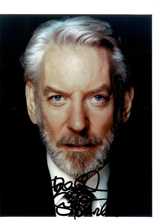 Autografi: Donald SUTHERLAND / AUTOGRAMM – Usato da Egg b. Zürich venduto da Dbunny