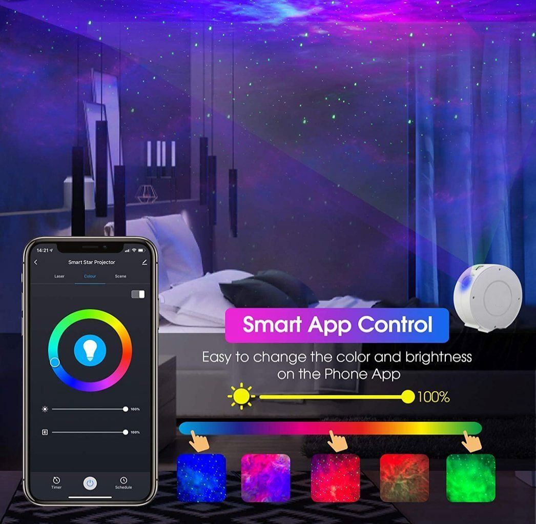 Proiettori: Smart Sternenhimmel Projektor, WLAN LED – Nuovo e nell'imballaggio originale da Bülach venduto da StoreInShop.com 2