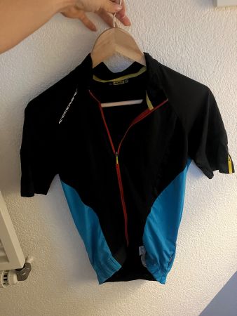 Radtrikot Mavic Cosmic schwarz blau Grösse M gebraucht