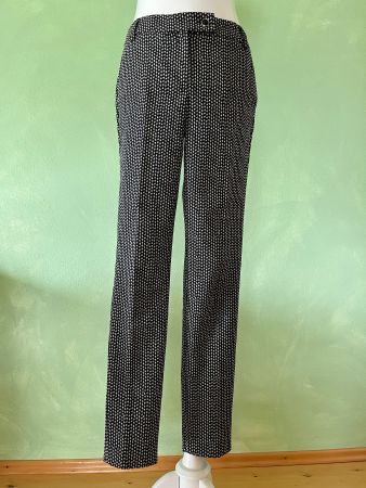 Marella:  Hose schwarz, weiß,  Gr. 34