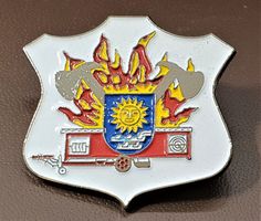 P644 - Pin Feuerwehr Gemeindewappen ?  Limitiert 500 Stück