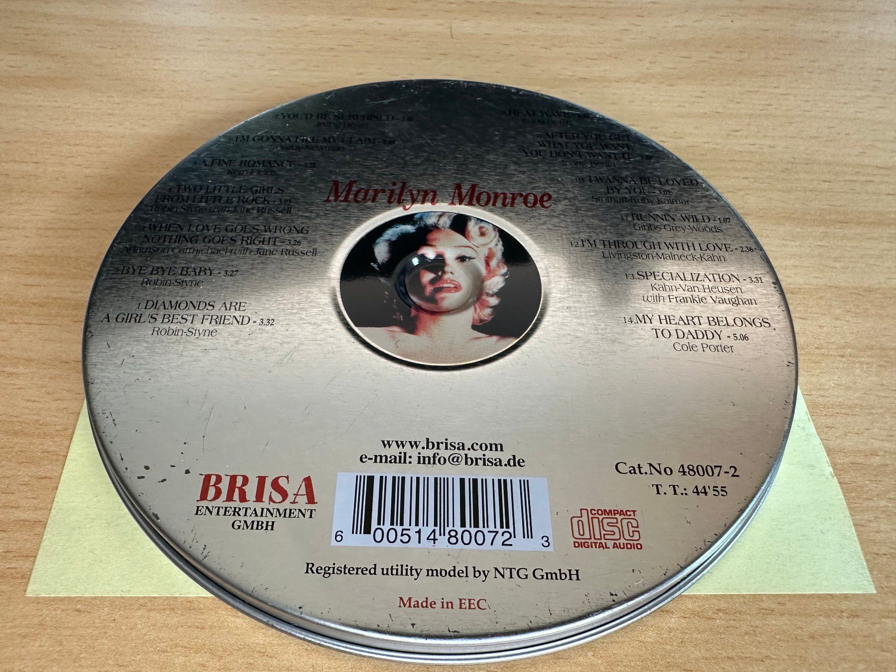CD: Marilyn Monroe – Marilyn Monroe – Usato da Rikon im Tösstal venduto da Alpenmutz 1