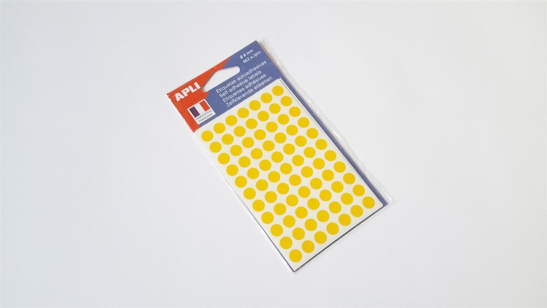 Sticker: Markierungspunkte, gelb, 8mm, 462 Stück – Nuovo e nell'imballaggio originale da St. Gallen venduto da cointec 1