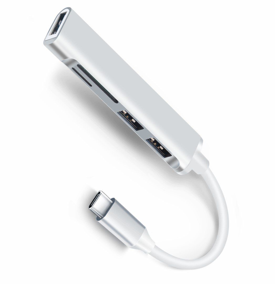 Hub & Switch: 3Port USB-C Hub Card Reader + 2 in 1 SD + microSD (TF) – Nuovo e nell'imballaggio originale da Rorschacherberg venduto da elektrofreak 1