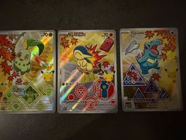 First Partner Serie 2 Chikorita Cydaquil Totodile