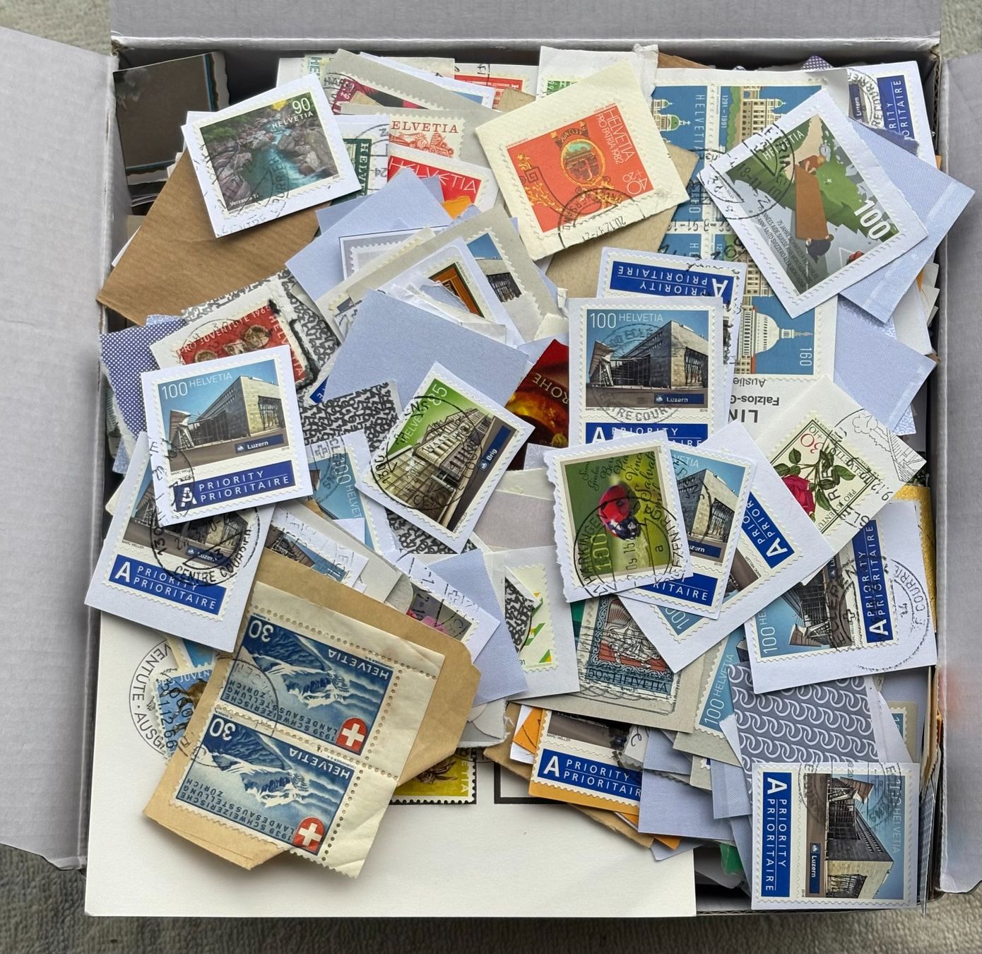 Alle Briefmarken: SCHWEIZER BRIEFMARKEN – Gebraucht aus Ostermundigen von wini63