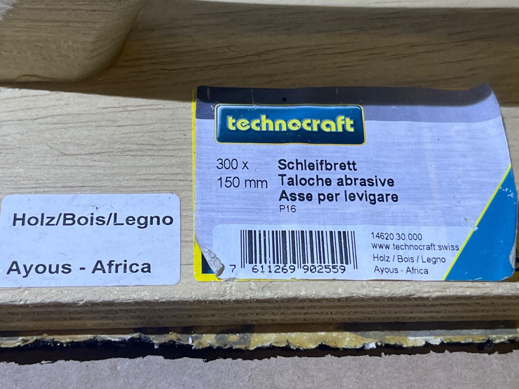 Technocraft Tutti gli attrezzi: Schleifbrett Technocraft, Holz, 300x150mm – Nuovo (secondo la descrizione) da Tann venduto da Mad_less 1