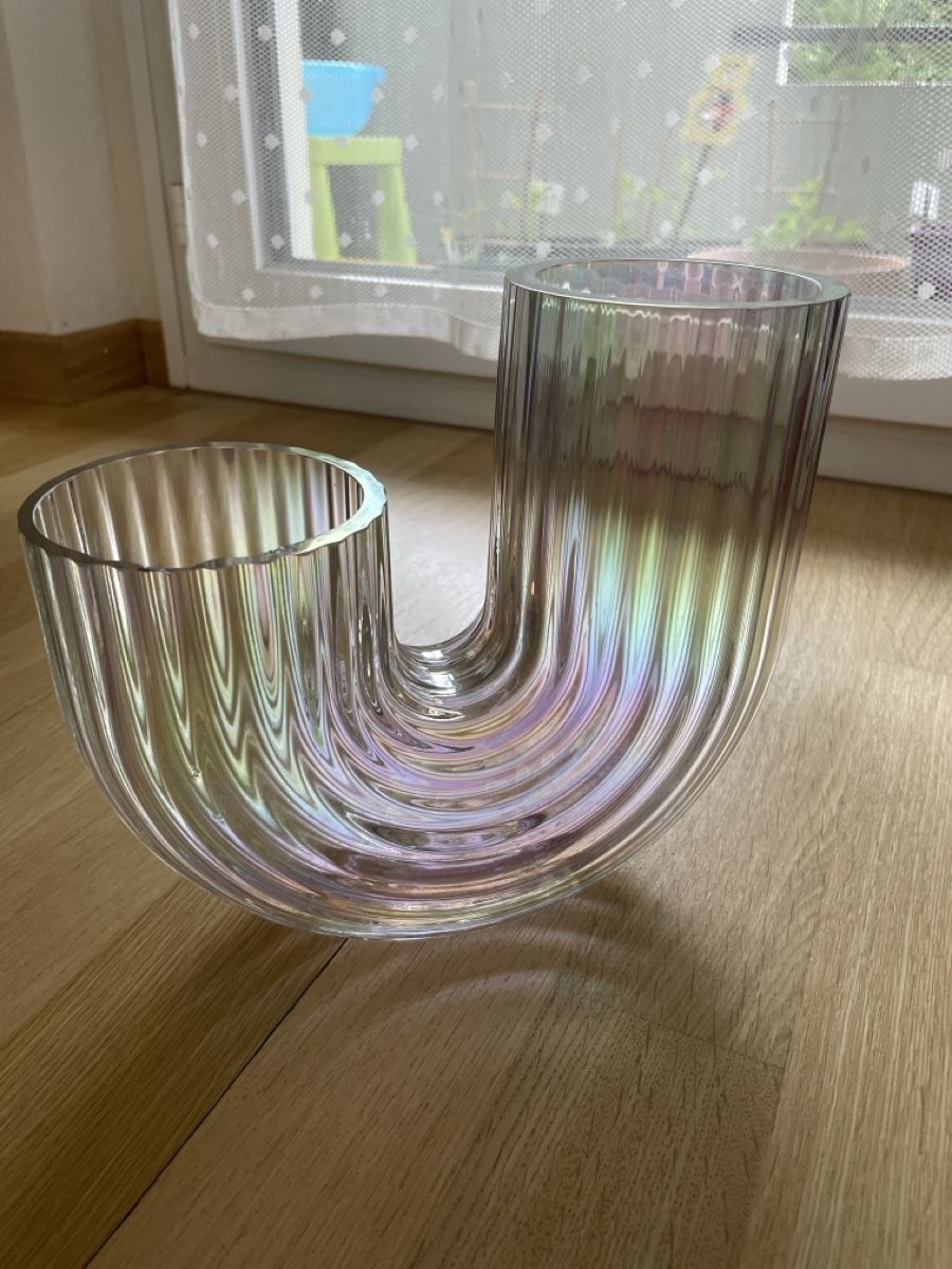 Ikea Vasi & Recipienti: Spektakuläre Vase, U-Form Design, Glas – Usato da Rüfenacht BE venduto da Edinas_shop