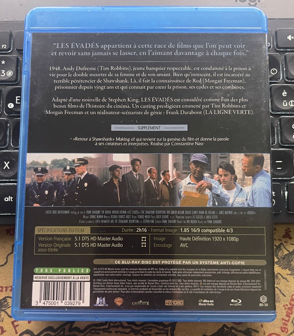 Tutti i DVDs: Les évadés (1994) - Blu-ray – Usato da Semsales venduto da __Florian__ 2
