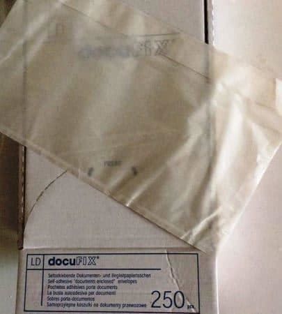 Buste & buste per spedizione: 250 Versandtaschen transparent 240x115mm – Nuovo e nell'imballaggio originale da St. Gallen venduto da schnaeppchen-preise 1