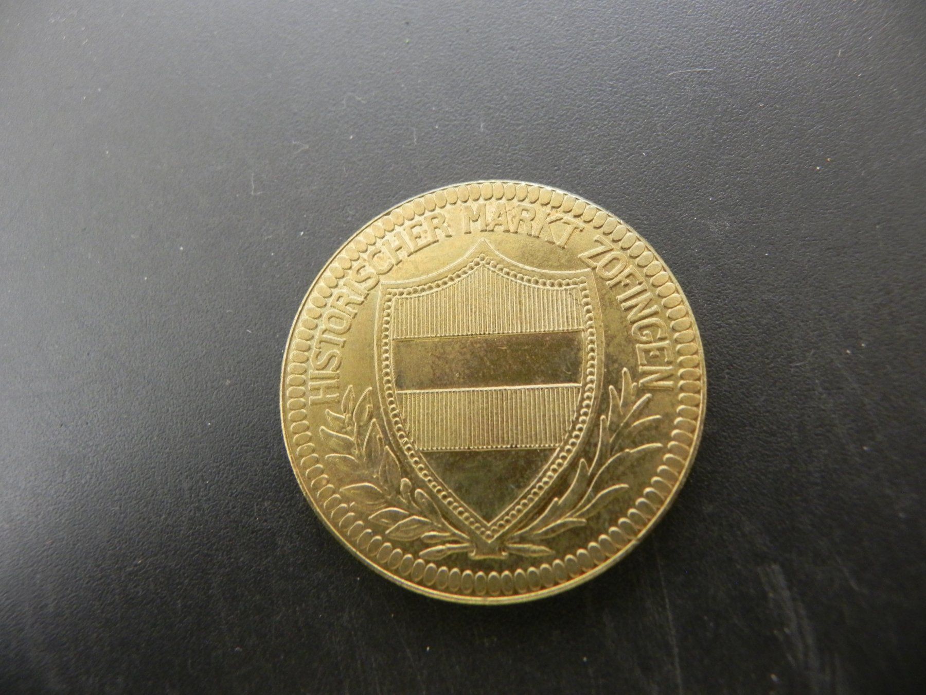 Medaglie: Medaille Zofingen 1 Taler 1987 – Usato da Biel/Bienne venduto da Gogolozi 1