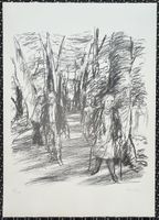 Lithografie handsigniert Rudolf Riester   (ID b4526)
