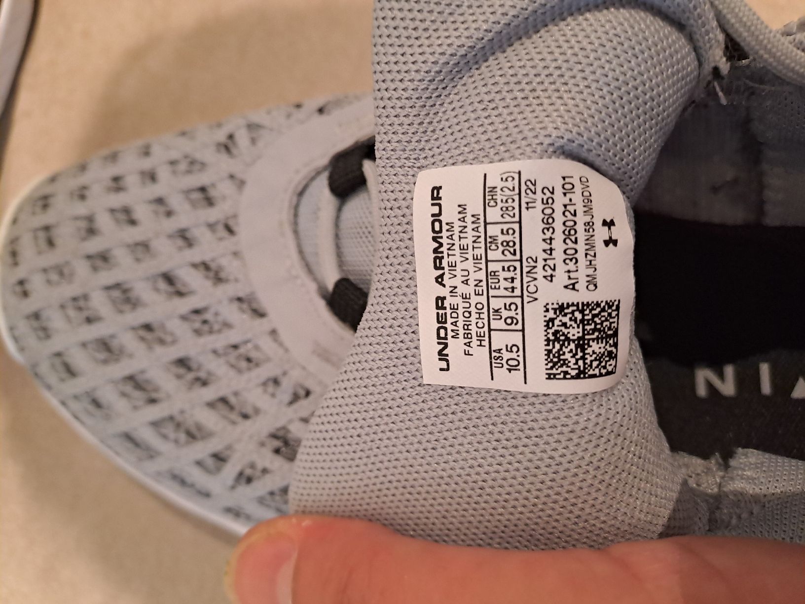Under Armour Scarpe da uomo: Under Armour Schuh Gr.43 (44.5) – Usato da Menzingen venduto da gispat 3