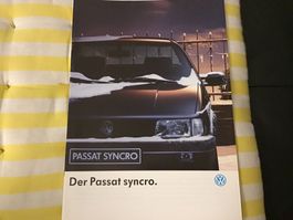 VW Passat syncro Verkaufsprospekt August 1991