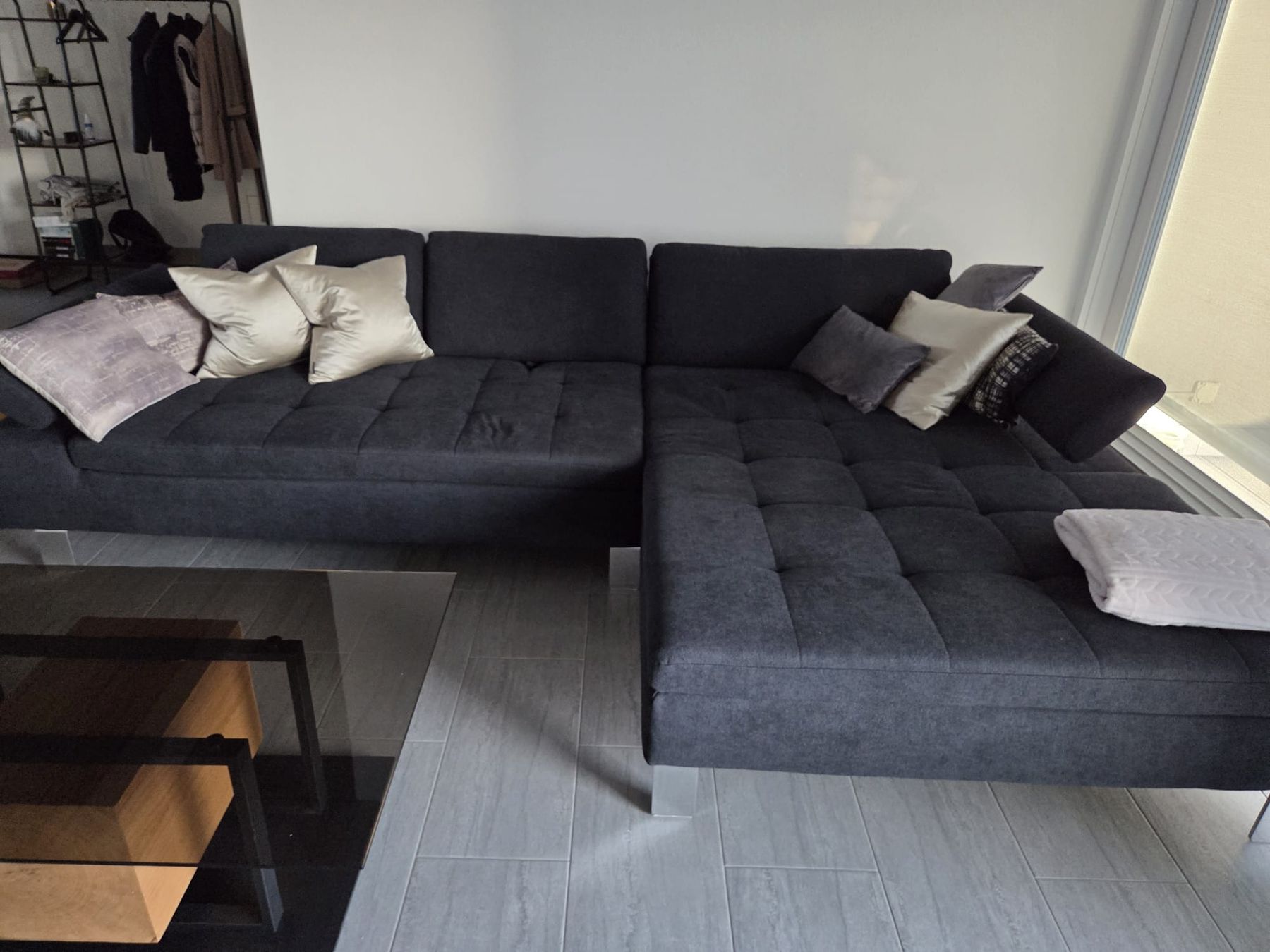 Divani: Modulares Ecksofa, Anthrazit, neu und ungebraucht, günstig! – Nuovo (secondo la descrizione) da Hirschthal venduto da Protec0 3