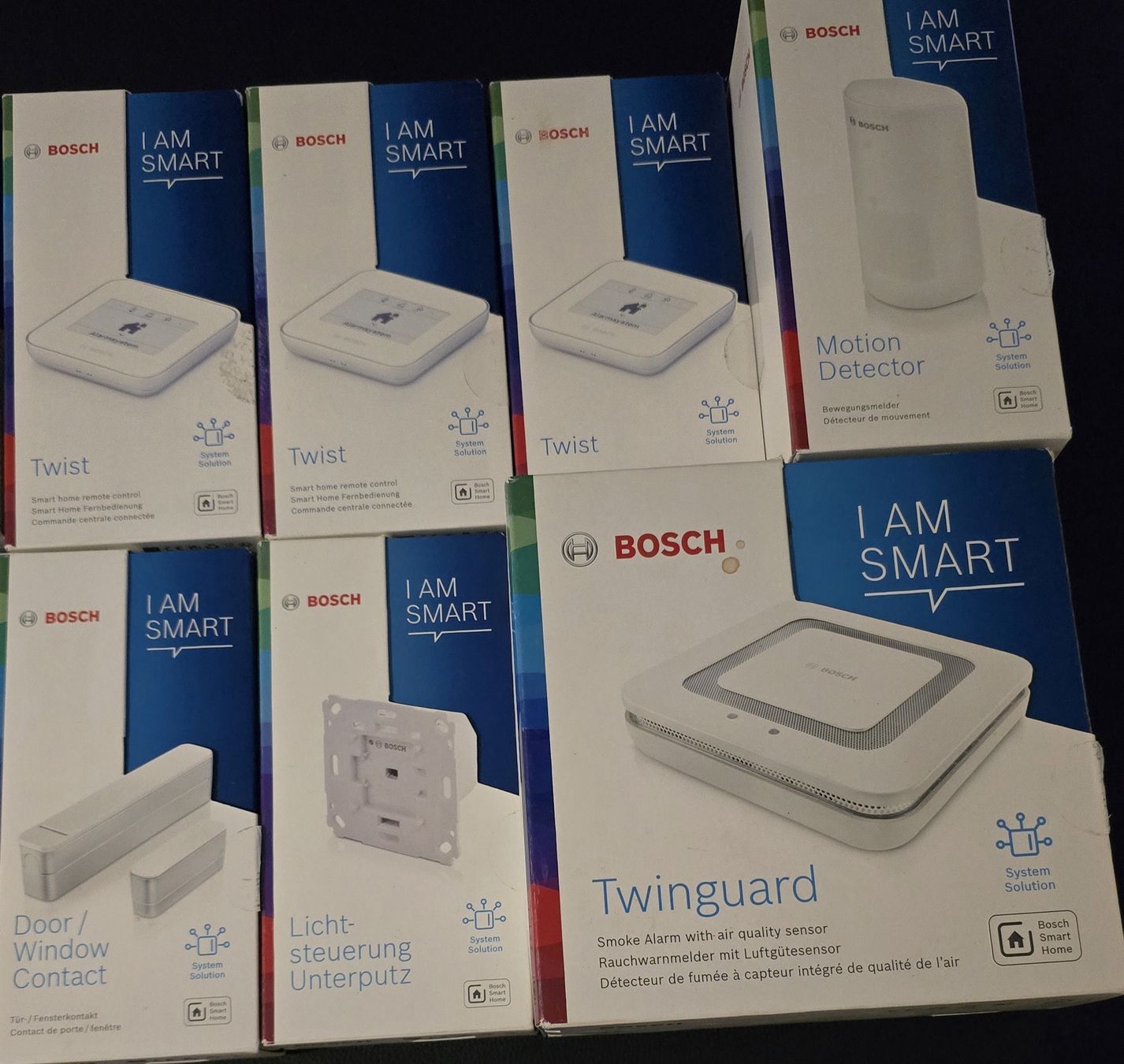Bosch Sistemi d'allarme: Bosch Smart Home Set 13 Geräte – Nuovo e nell'imballaggio originale da Wangs venduto da Restposten.Garage 2