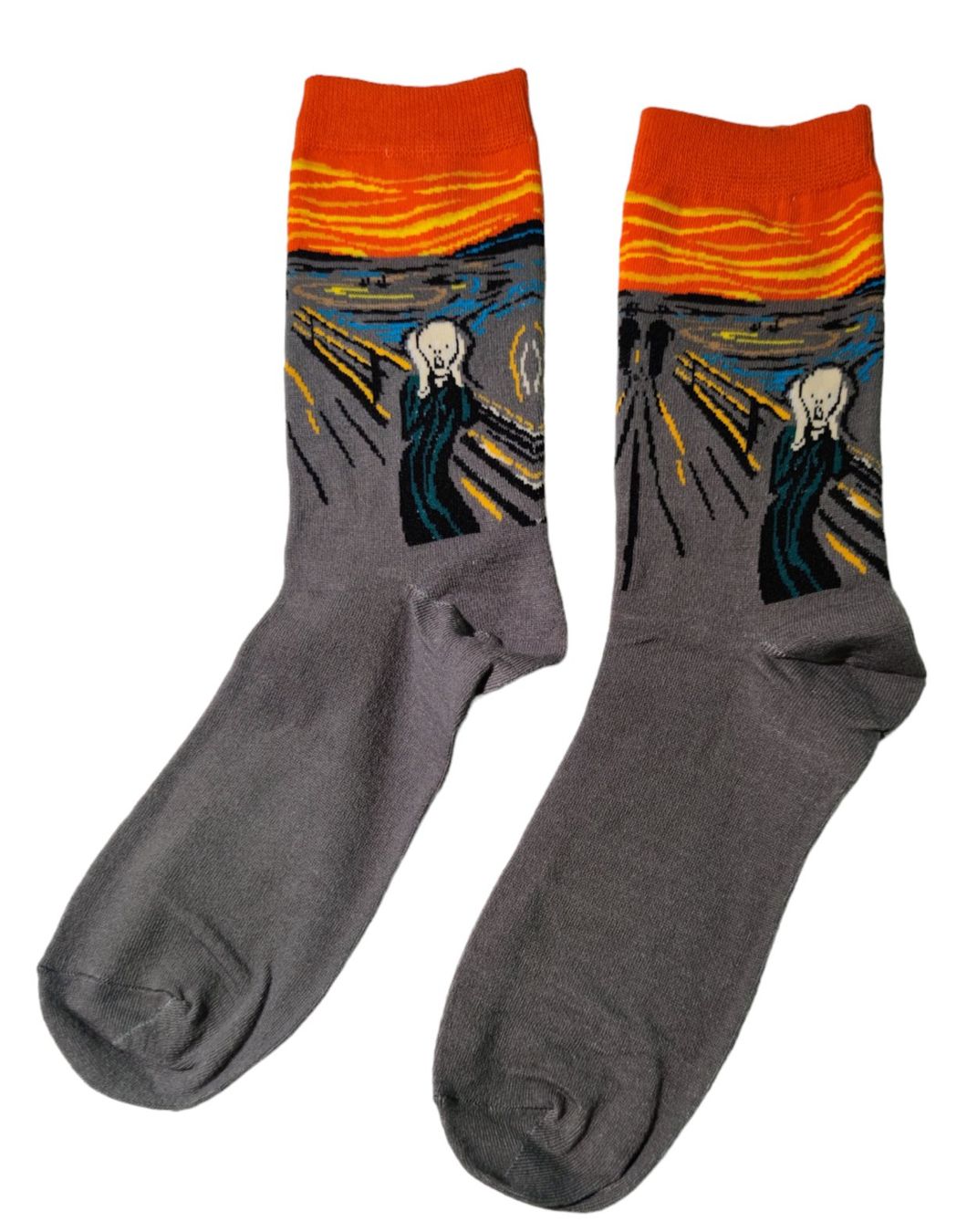 Calze: Socken Angst / Der Schrei – Nuovo e nell'imballaggio originale da Zürich venduto da amysmith 1
