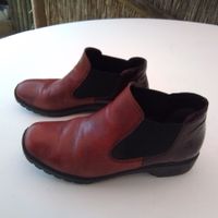 Damen Schuhe Grösse 37 Stiefeleten dunkelrotbraun rieker