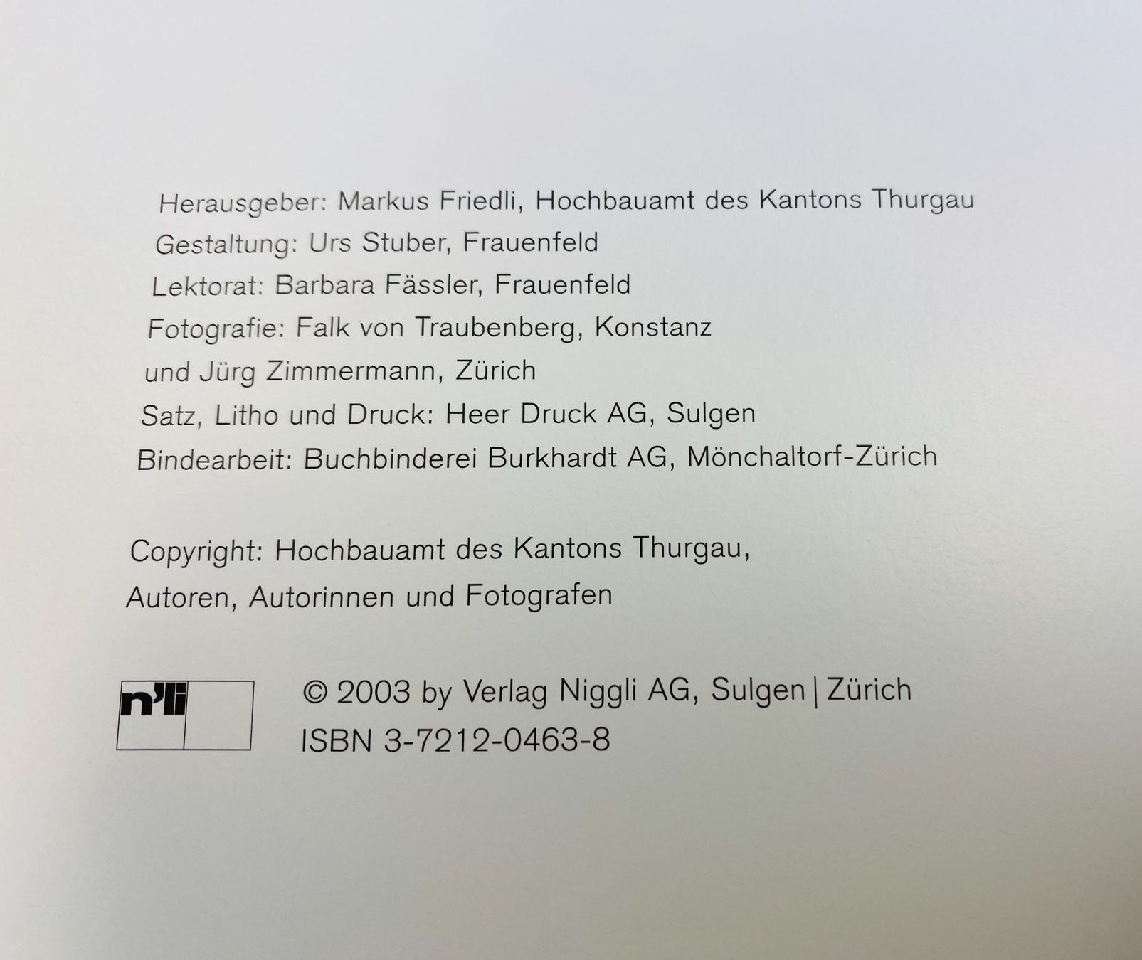 Libri: Bauen im Thurgau – Nuovo (secondo la descrizione) da Gerlikon venduto da mutzli1 1