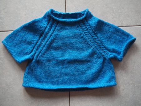 Kurzer Pulli selbst gemacht Gr. 146-152