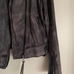 Guess Giacche: GUESS Lederjacke Gr. L Lilablaugrau – Usato da Zürich venduto da sihafa 2