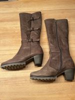 Braune gefütterte Gabor Stiefel, Gr. 37,5 Leder