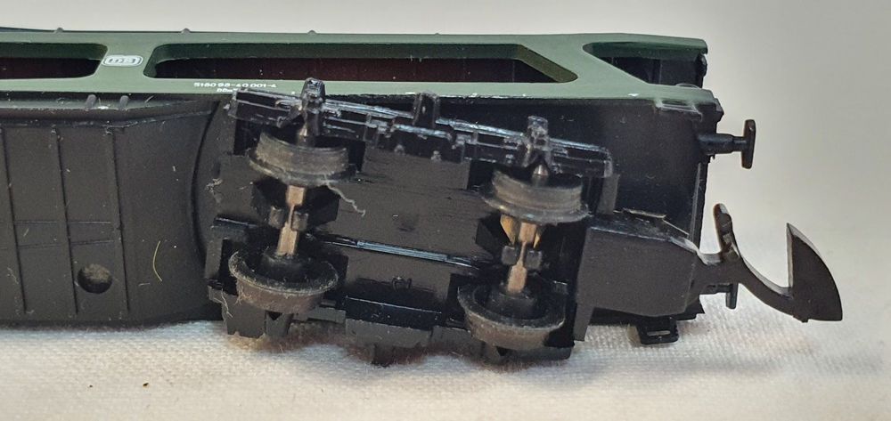 3 Wagons Märklin Mini-Club 8714 – échelle Z (1:220), Autoroutier DB, état Occasion