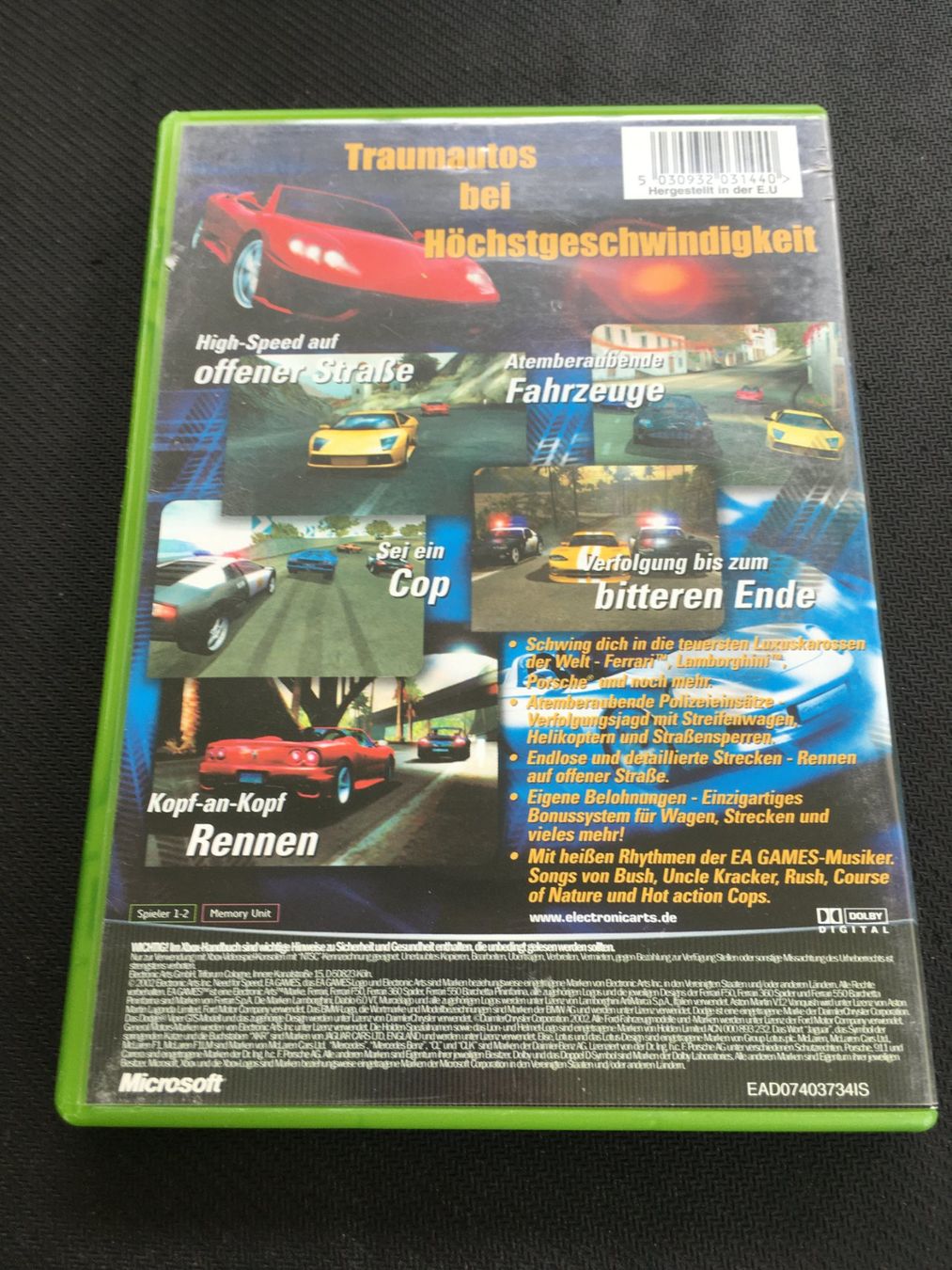 Microsoft Giochi: Need for Speed Hot Pursuit 2 - Xbox Game – Usato da St.Gallen venduto da Punktchen01 1