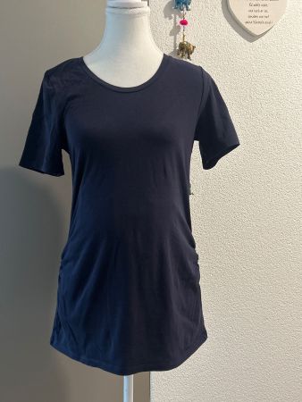 Schwangerschaft Shirt kurzarm dunkelblau MMA H & M  Gr. M