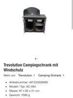 Trevolution Campingschrank mit Windschutz