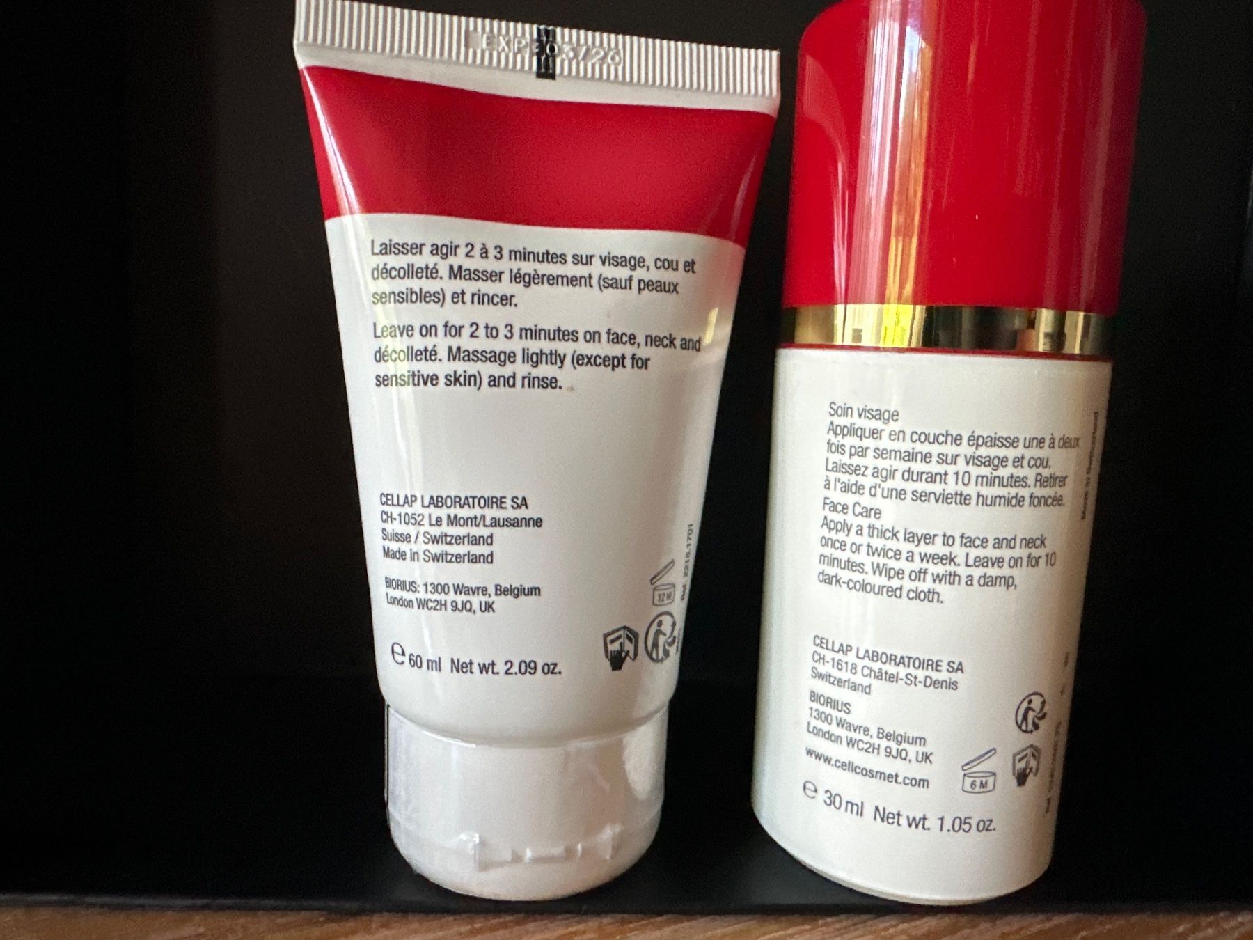 Cellcosmet Cura del viso: Original Set Cellcosmet, Peeling und maske – Nuovo e nell'imballaggio originale da Aarburg venduto da flacon05 1