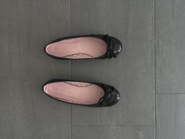 Schicke Repetto Ballerinas, schwarz, Grösse 38, Top!
