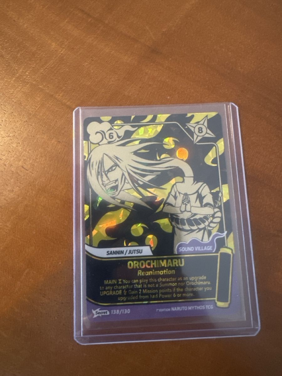 Carte collezionabili: Naruto Mythos First Edition Secret  – Nuovo (secondo la descrizione) da Villnachern venduto da eli_5dxq